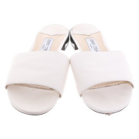 Jimmy Choo Sandals Leather in Cream