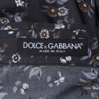 Dolce & Gabbana Blouse met overhemd en print