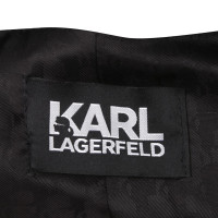Karl Lagerfeld Wollmantel in Grau