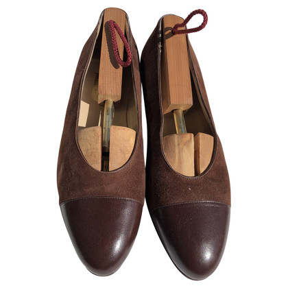 Unützer Chaussons/Ballerines en Cuir en Marron