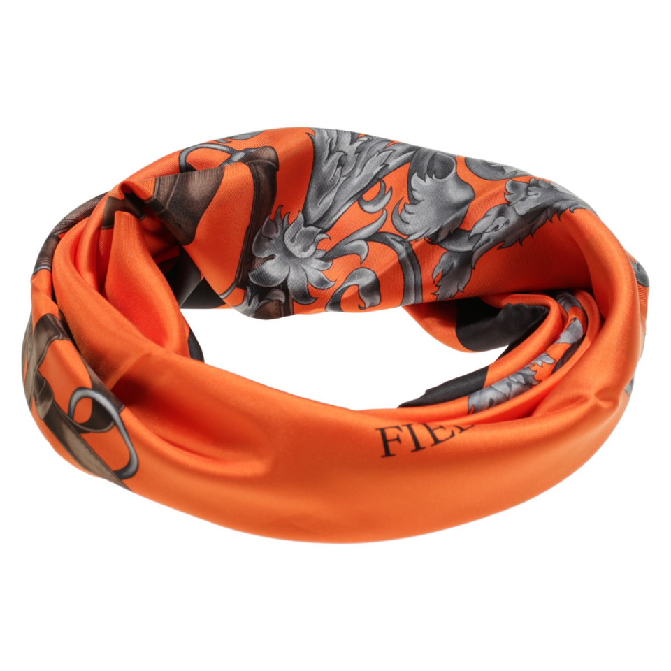 Loewe Sjaal Zijde in Oranje