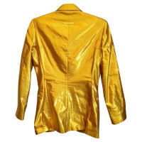 Jean Paul Gaultier Jacke/Mantel aus Seide in Gold