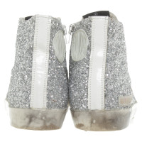 Golden Goose Sneakers met glitterrand