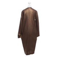 Issever Bahri Dress Linen in Brown