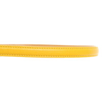 Van Laack Gürtel aus Leder in Gelb
