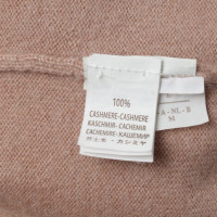 Brunello Cucinelli Gilet lavorato a maglia in rosa antico