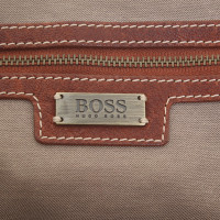 Hugo Boss Canvas / leather handbag