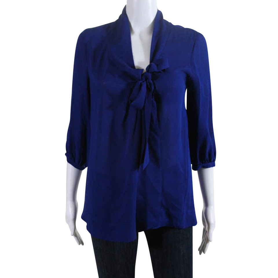 Diane Von Furstenberg Royal blue blouse