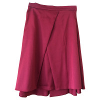 Vionnet Skirt Silk in Red