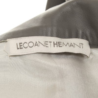 Andere merken Lecoanet Hemant - lederen rok in grijs