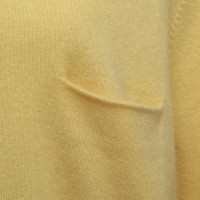 360 Sweater Kasjmier trui in geel