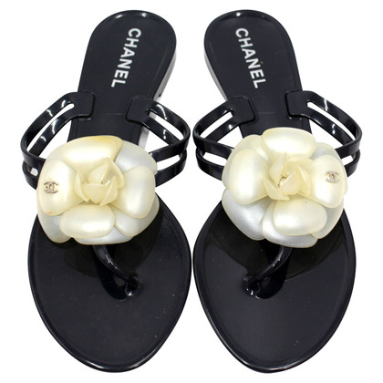 Chanel Sandalen in Schwarz