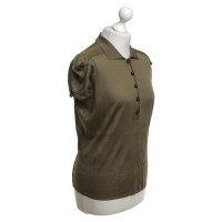 Yves Saint Laurent top in olive green