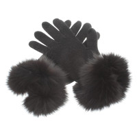 Andere merken Regina - handschoenen zwart met bont