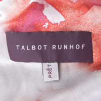 Talbot Runhof Silk dress with pattern