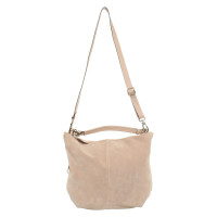 Abro Shoulder bag Leather in Nude