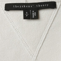 Theyskens' Theory Kurzarm-Pullover in Weiß
