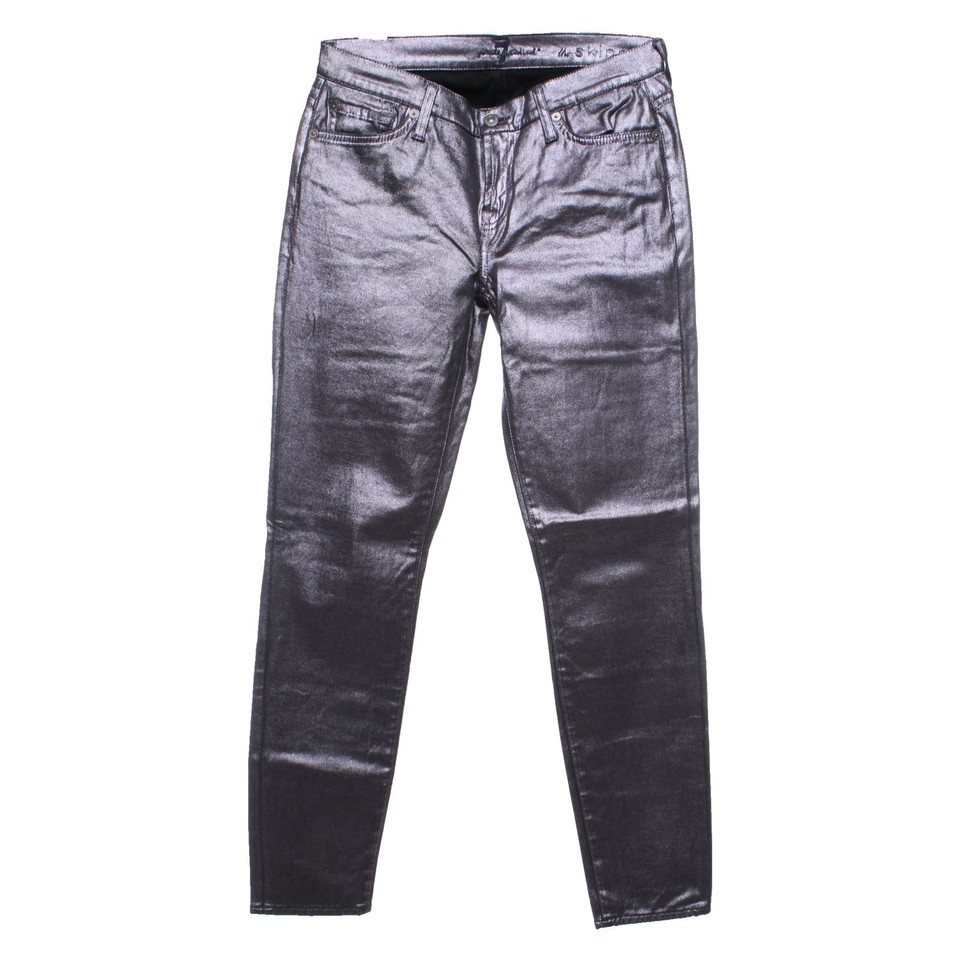 7 For All Mankind Jeans in Cotone in Viola