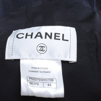 Chanel Jacke in Weiß/Dunkelblau
