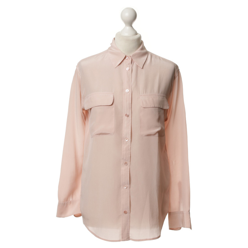 Equipment Silk blouse in pink