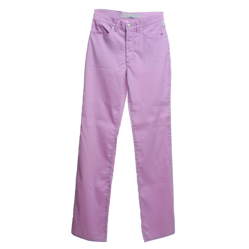Versace trousers in pink