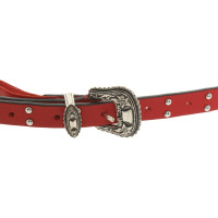 The Kooples Belt Leather in Red