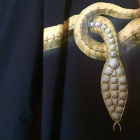 Just Cavalli Blouse met slangenprint