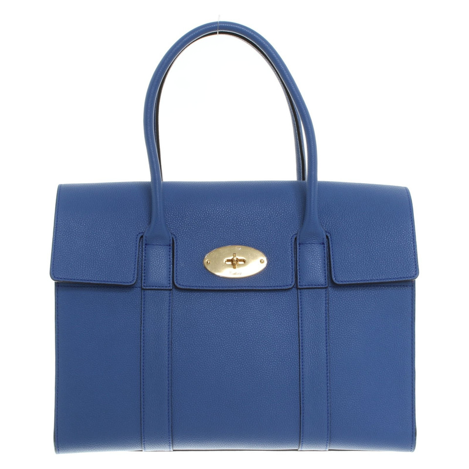 Mulberry "Bayswater Bag" in blauw