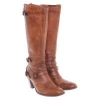 Belstaff Stiefel in Cognac