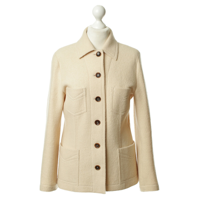 Bogner Wool Blazer in cream colours