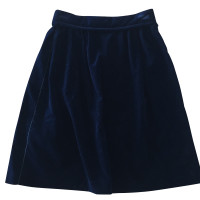 Louis Vuitton Velvet skirt in blue