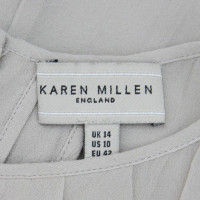 Karen Millen  Silk top in cream