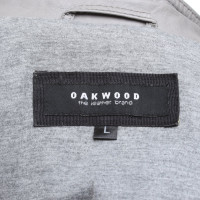 Oakwood Leren jack in grijs