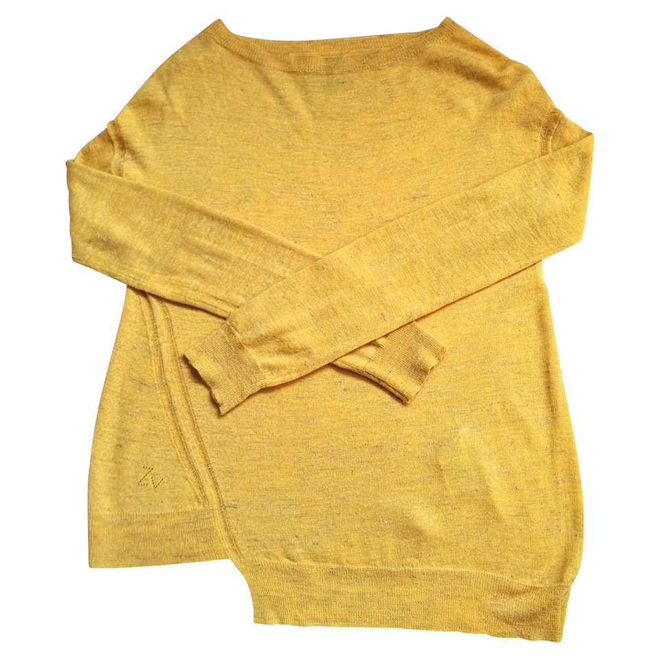 Zadig & Voltaire Pullover in maglia giallo