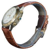 Baume & Mercier Armbanduhr aus Leder in Braun
