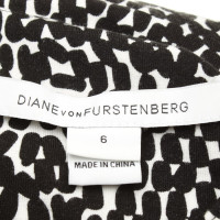 Diane Von Furstenberg Abito in Nero / Bianco