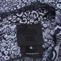 Anna Sui Seidenkleid mit Muster