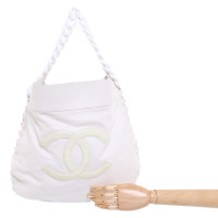 Chanel Sac à main en Cuir en Blanc