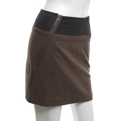 Theory skirt in brown