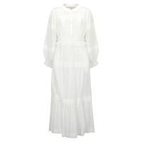 Isabel Marant Etoile Vestito in Cotone in Bianco