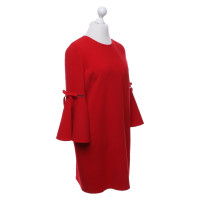 Oscar De La Renta Kleid aus Wolle in Rot