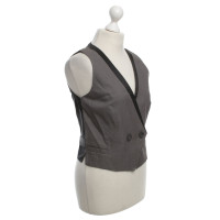 Comptoir Des Cotonniers Vest in grijs / zwart