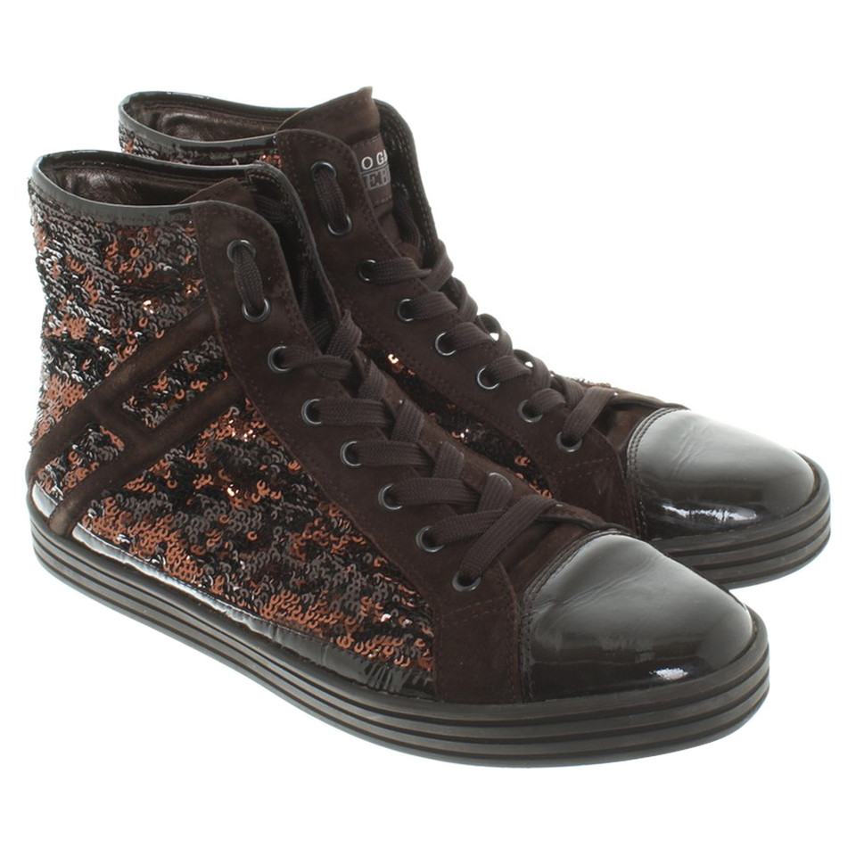 Hogan Sneakers con paillettes reversibili