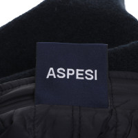Aspesi Wollen jas in zwart