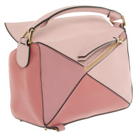 Loewe Puzzle Bag en Cuir en Rose/pink