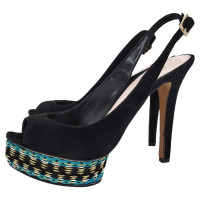 Vince Camuto Sandals Suede in Black