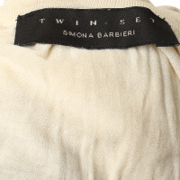 Twin Set Simona Barbieri top in cream