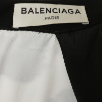 Balenciaga zwart/wit patroon jurk
