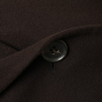 Jil Sander cappotto di cachemire in marrone scuro