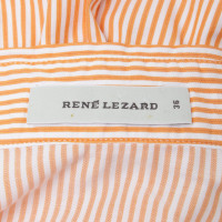 René Lezard Bluse in Bicolor